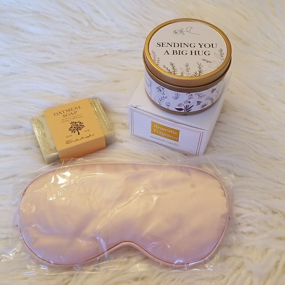 Candle oatmeal soap eye mask